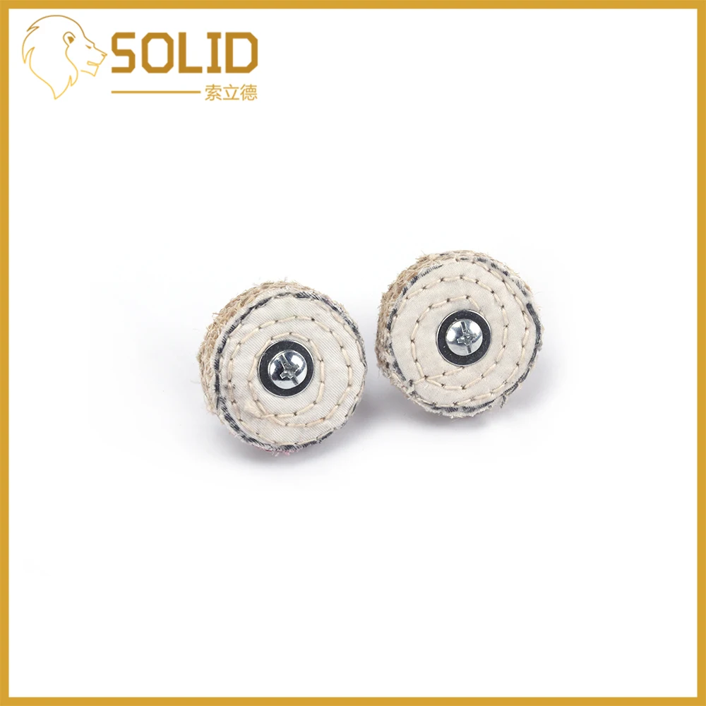 

50mm Sisal Cloth Buffing Wheel Shank 6mm for Stainless Steel Metal Polishing Tool 1/5Pcs