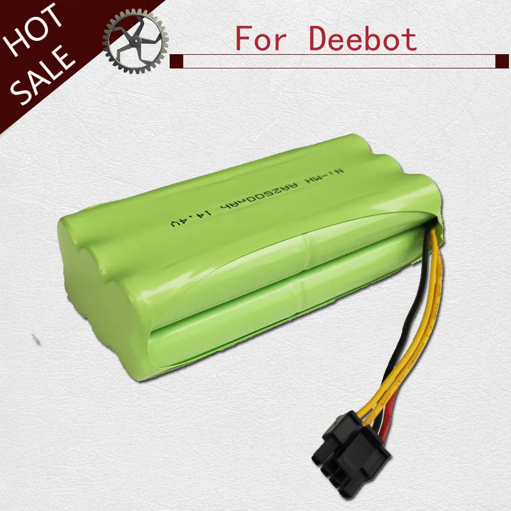 Перезаряжаемая батарея 14 4 В Ni MH 2500 мАч/3000 мАч для пылесоса Ecovacs Deebot Deepoo X600 ZN605 ZN606