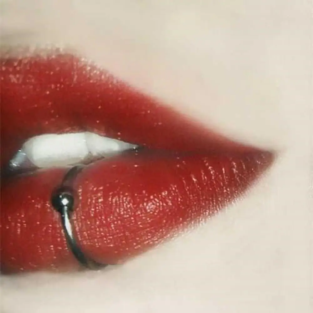 Комплект из 2 предметов простой Для женщин кольца в виде губ медицинская