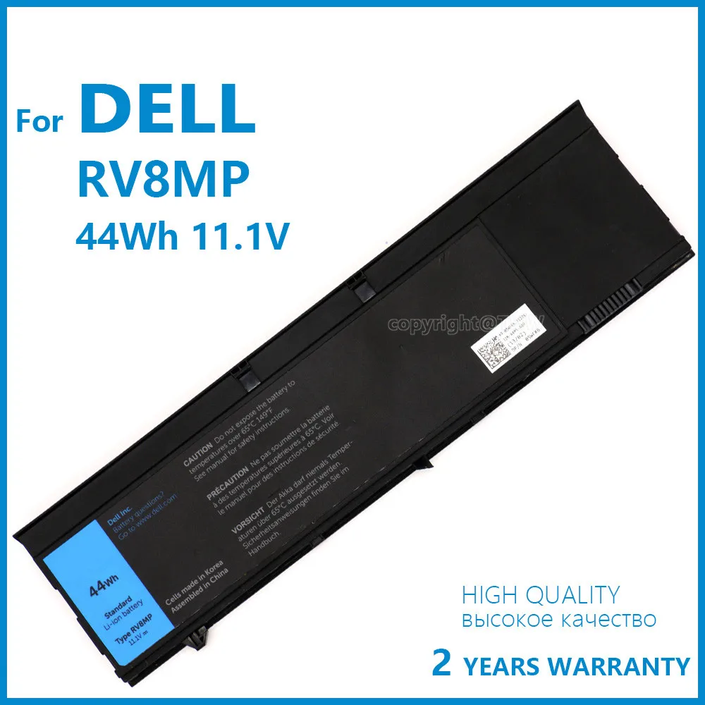 

Oein 100% Genuine New Original XT3 Laptop Battery for Dell Latitude XT3 Tablet PC RV8MP H6T9R 1NP0F 37HGH Batteria 11.1V 44WH