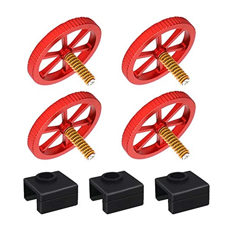 3D Printer Accessories Metal Red Leveling Nut is Suitable for Ender 3 CR-10 Series Hot Bed Components | Компьютеры и офис