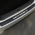 Наклейка из углеродного волокна, задний бампер для автомобиля Honda Odyssey, защитная пластина багажника, декоративные аксессуары