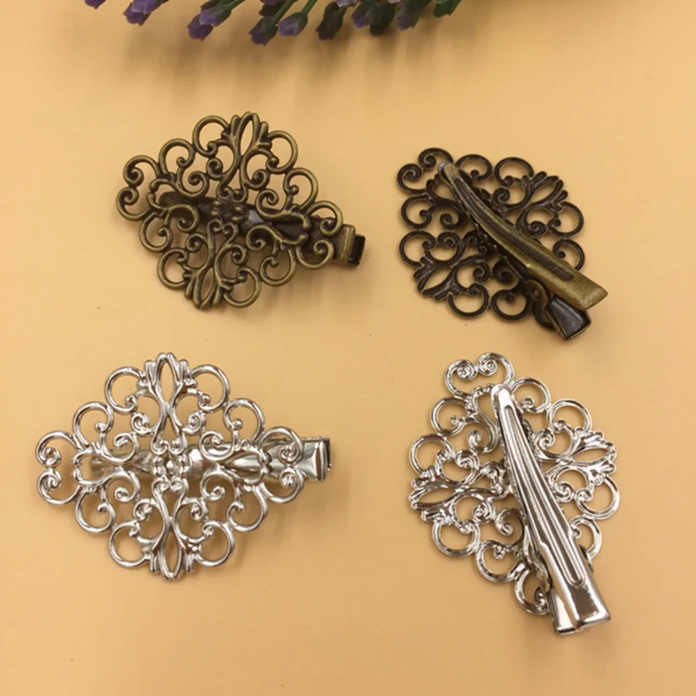 

25pcs Vintage Hair Clips Leaf Flower Hair Barrettes Hair for Ladies and Girls