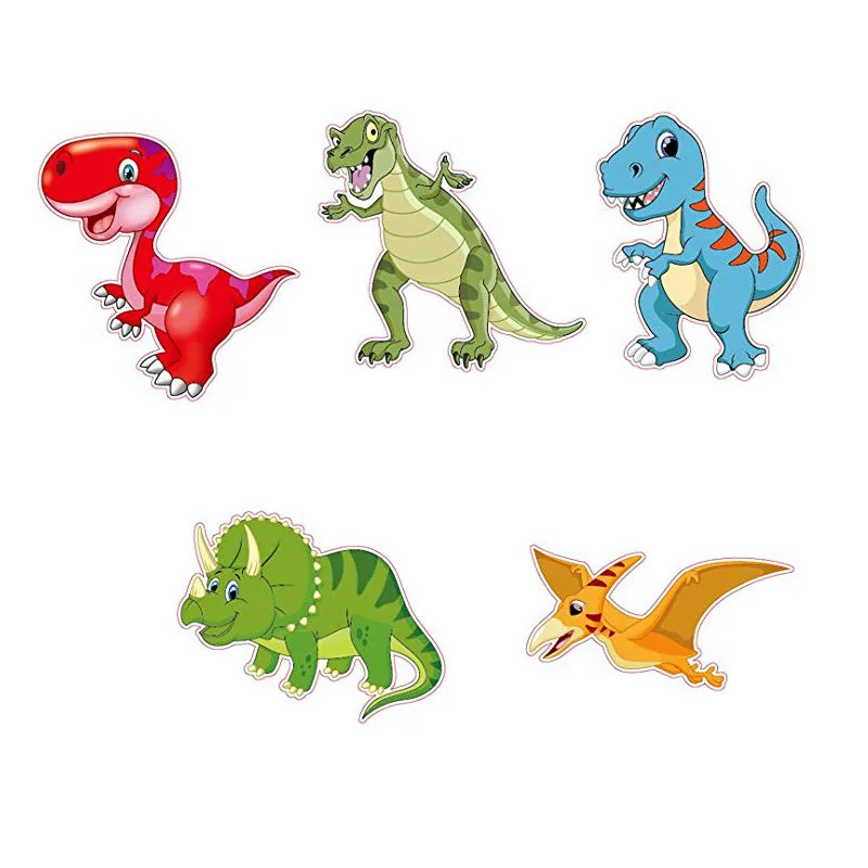 

15 Pieces Of Dinosaur Spiral Ornaments Plastic Spiral Ornaments Birthday Party Decoration Adult Garland Hanging Age Sign Cardboa