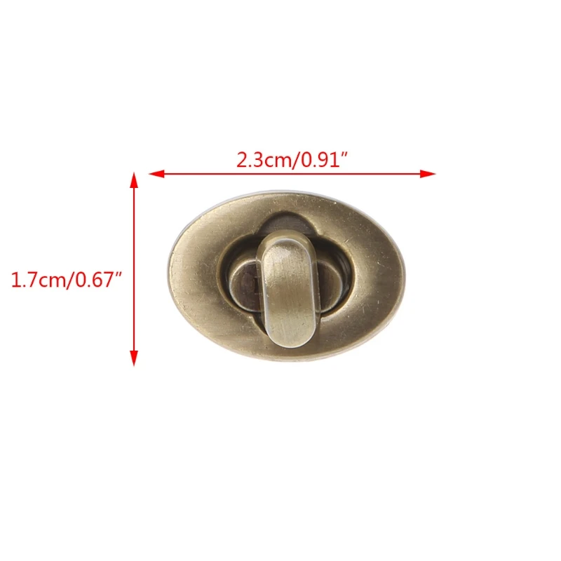 

Egg Shape Bag Twist Lock 4 Color Small Oval Handbags Case Alloy Catch Buckle DIY
