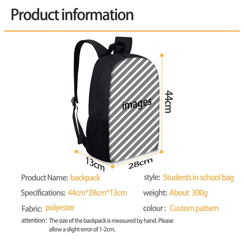 ADVOCATOR Cute Cat Photo Style Kids Backpack Children School Bags Girls Boys Bookbag Casual Bags for Men Women Mochila Escolar