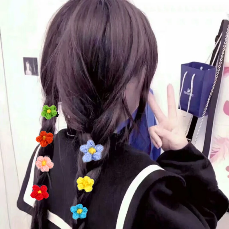 Новинка красивые заколки для волос девочек детские с цветами аксессуары детей |