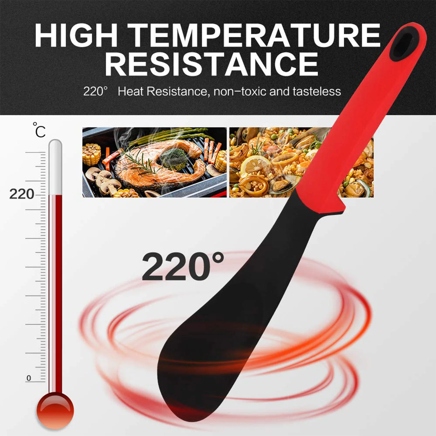 Кухонные принадлежности антипригарная лопаточка для сковороды ложка дуршлаг