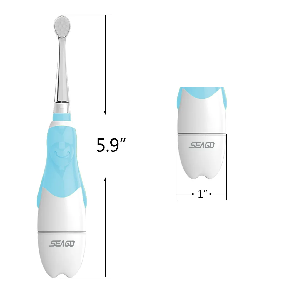 

Seago-513 Children's Sonic Toothbrush Soft Hair 3-9 Years Old Children's Sonic Waterproof Toothbrush electric toothbrush xiaomi