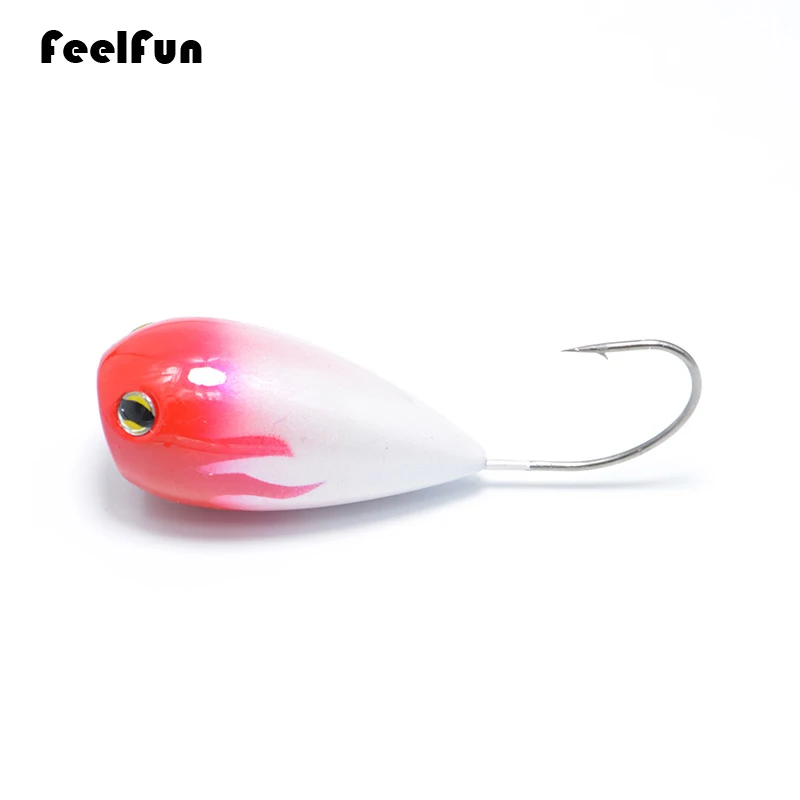 FeelFun хорватское яйцо 55 мм 13 г Поппер рыболовная приманка кривошипная
