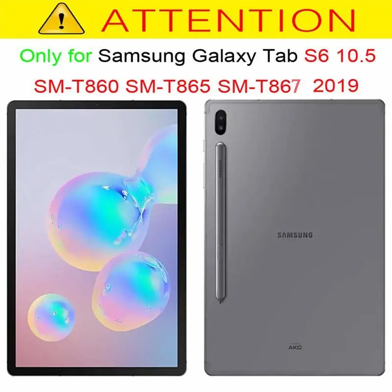 Чехол для Samsung Galaxy T860 Tab S6 2019 вращающийся на 360 градусов чехол из искусственной