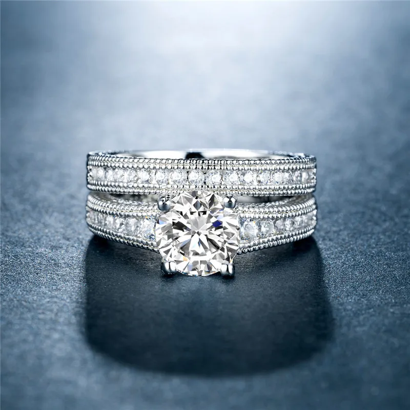 Набор женских колец из серебра 2021 пробы Подарок на юбилей подарок черную пятницу