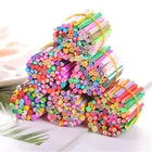 Набор слаймов сделай сам 50 шт.компл., блестящие декоративные игрушки, смешанные фрукты, мягкое добавление, жемчужные клейкие слаймы, развивающие игрушки для девочек