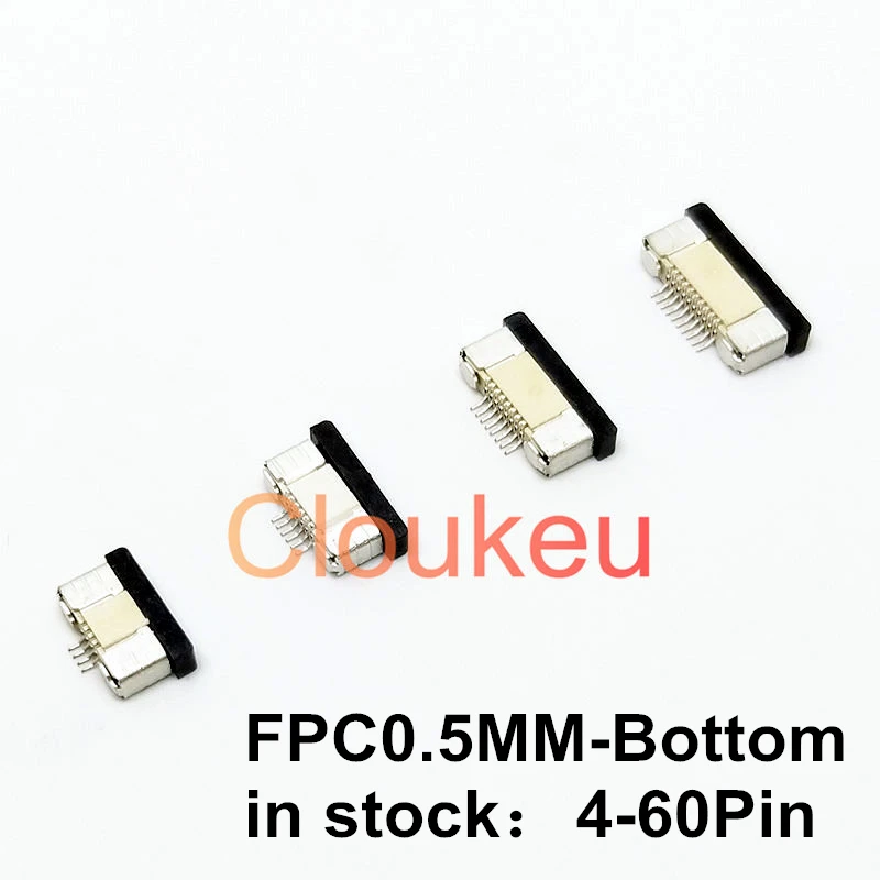 10 шт. fpc0.5 мм нижний контактный разъем выдвижного типа