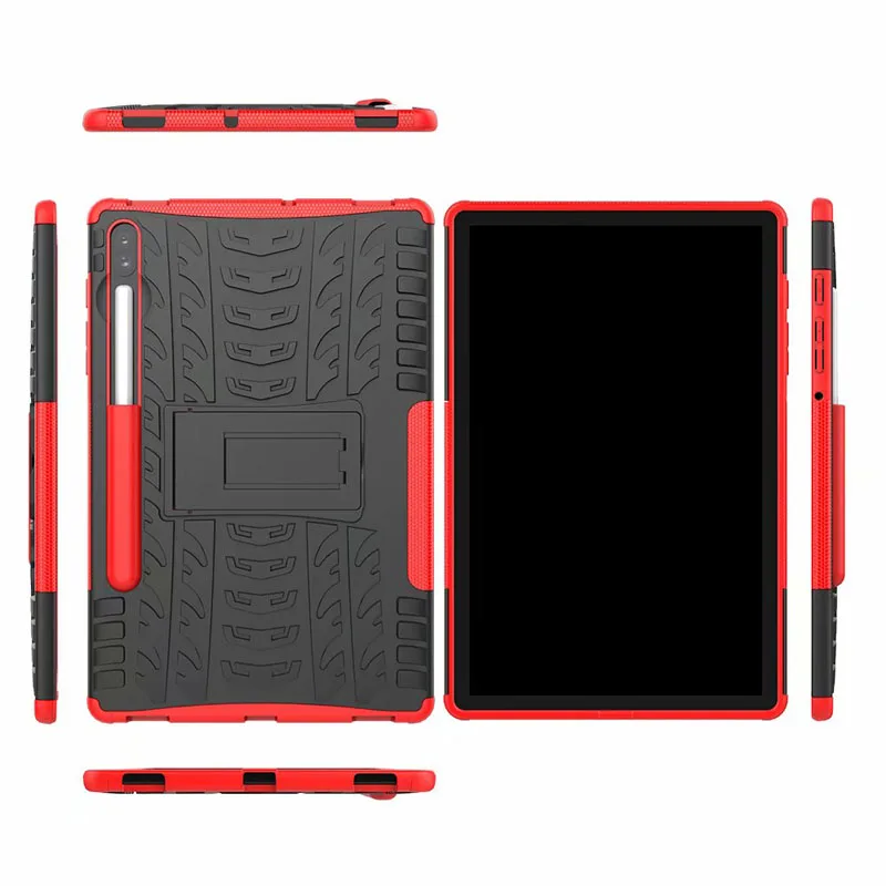 Гибридный чехол-подставка для Samsung Galaxy Tab S6 10 5 2019 T860 T865 жесткий армированный чехол