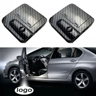 1 шт. Универсальный светодиодный лазерный проектор Приветствия на дверь автомобиля с логотипом привидение тень светильник беспроводной автомобильный Стайлинг Дверь наборы ламп Coutesy