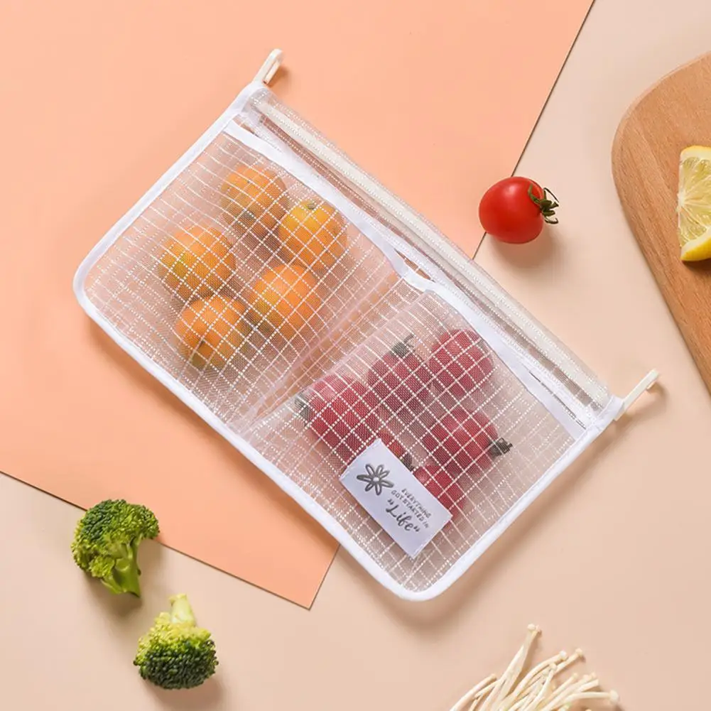 

Подвесная классификация для холодильника, удобная сумка, двойная сумка для хранения, кухонный отсек для ванной комнаты G2l9