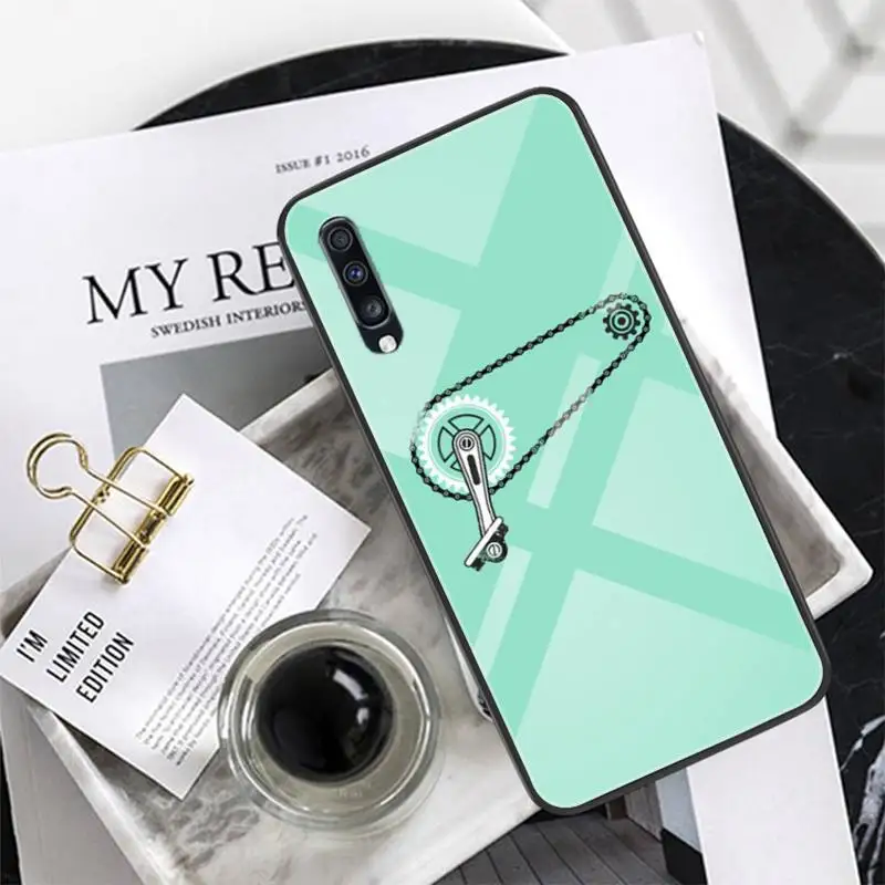 

BIKE CYCLING Art Glass Phone Case Coque Fundas For Xiaomi Redmi Note 7 5 4 6 6A Mi 8SE 8 6 Lite Mix 2 2s Note 3 Cover