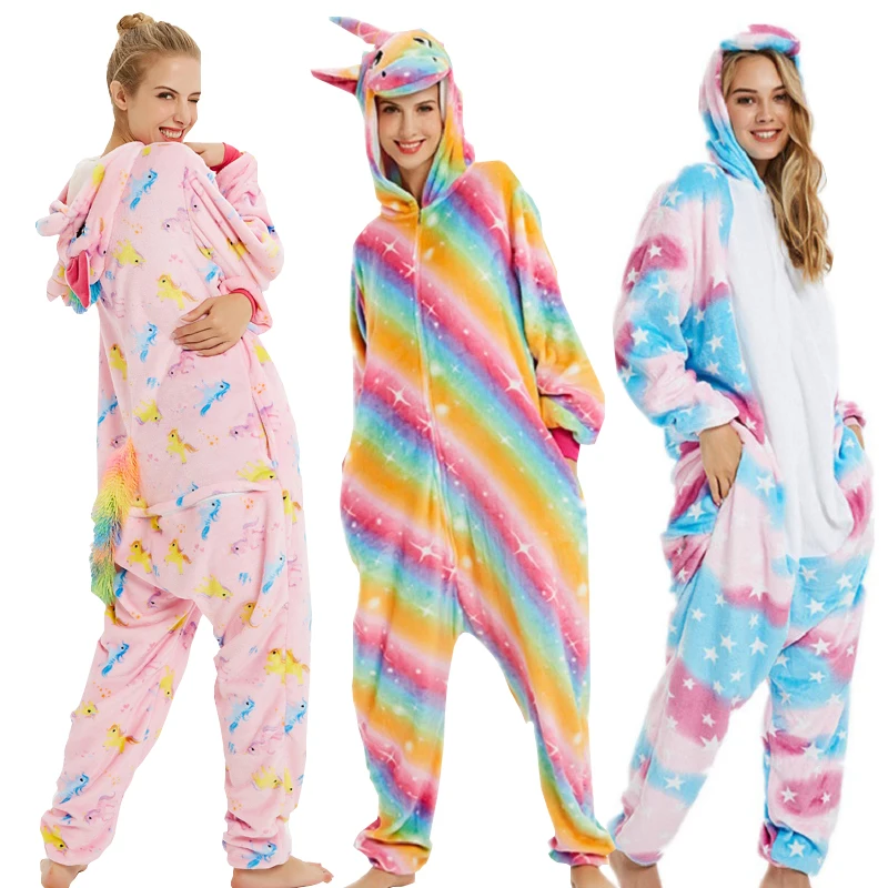 Фланелевая ночная рубашка для взрослых женская пижама на молнии Рождественский