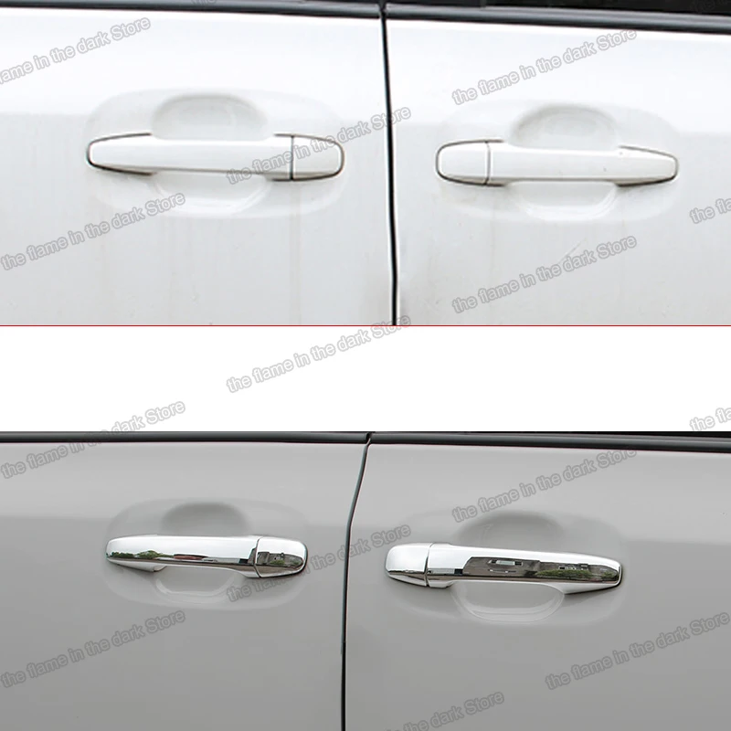 Зеркальная поверхность abs Автомобильная дверная ручка для toyota sienna 2011 2012 2013 2014 2015