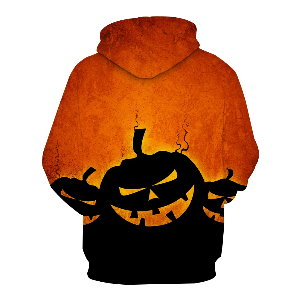 

2020'S New High-Quality Pumpkin Head 3D Printed Casual Hoodie For Men'S Fall Halloween Fashion Sports Hoodie For Street Wear