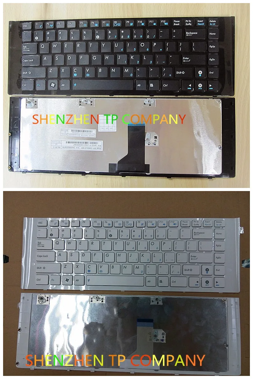 Новая клавиатура для ноутбука ASUS A40 A40J A40D A40DE A40E A40EI A40EP A40EI A40EP Service US, черная, белая