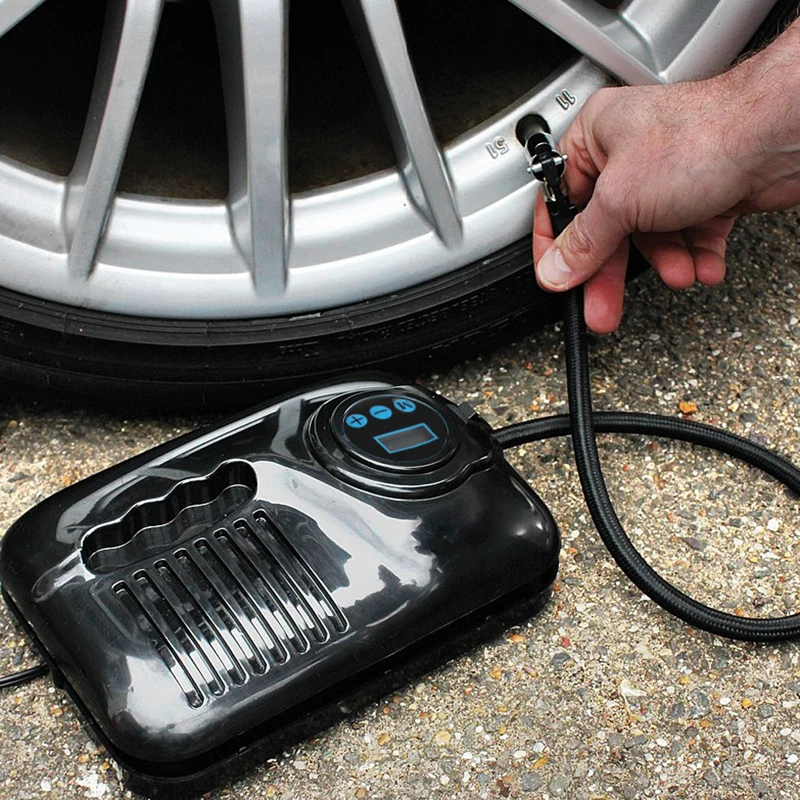 

Y9RC 12V 250psi Digital Air Compressor Portable Car Inflator Pump Auto Cut Off