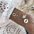 Браслет женский, многослойный, геометрический, в стиле бохо