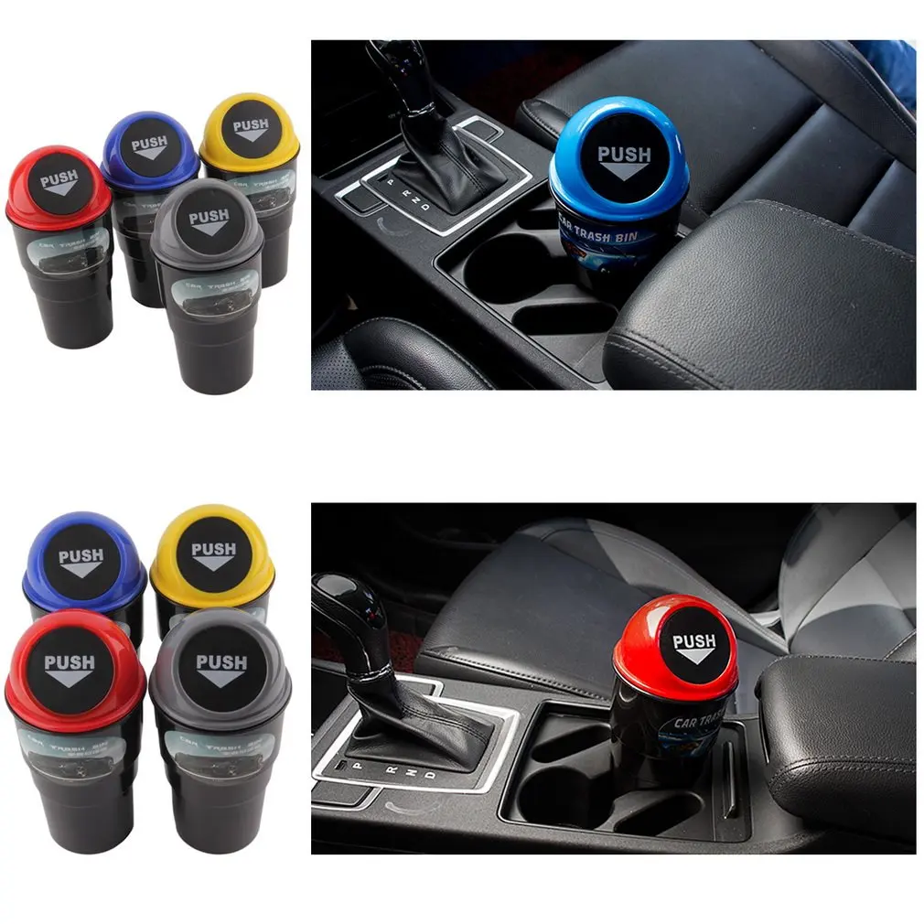 Удобный Мини Автомобильный домашний мусор для мусора мусорный ящик держатель
