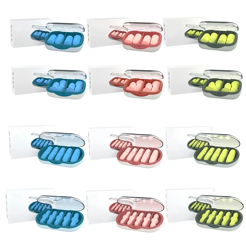 

Soft Foam Ear Plugs Tapered Sleep Noise Prevention Earplugs Study Good Sleep 35EA