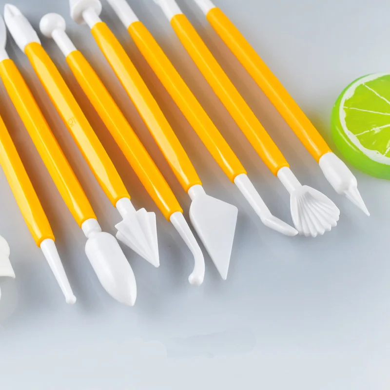 8 шт./компл. Инструменты для выпечки теста пластиковый нож глазурь скребок