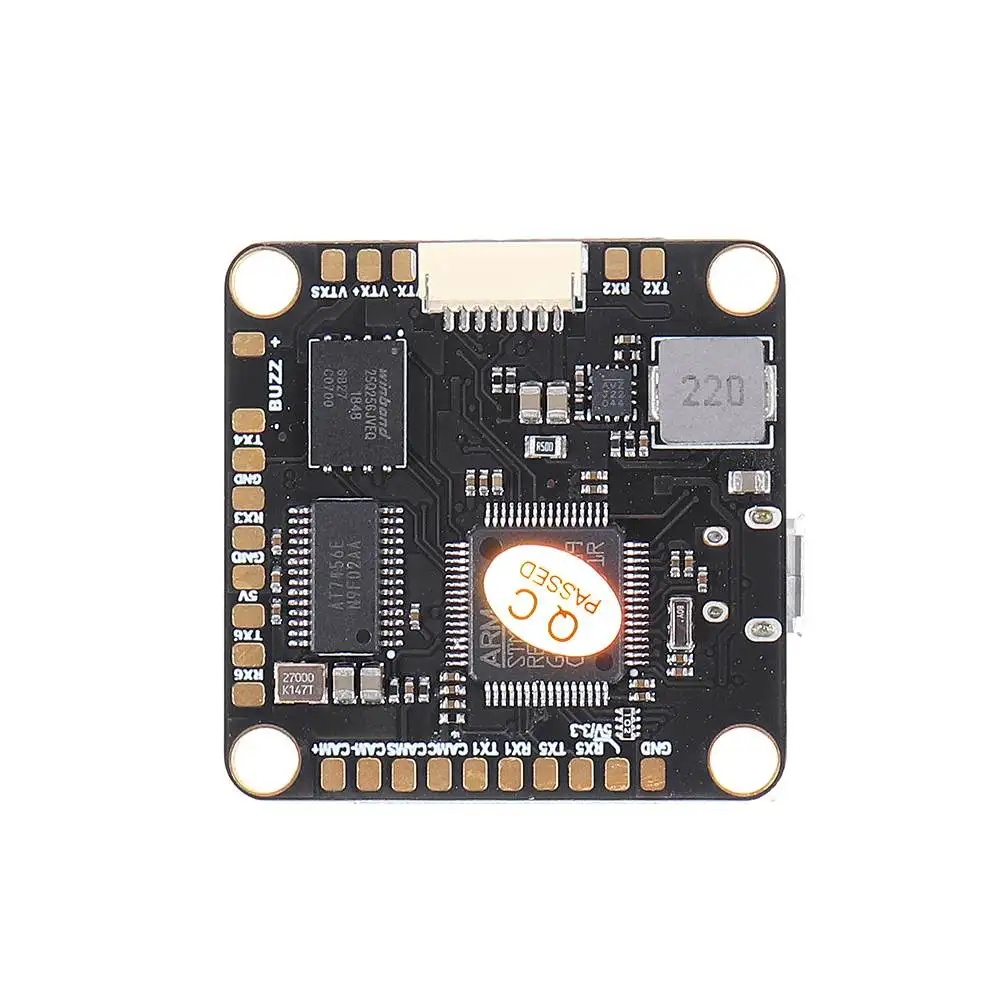 CLRACING F7 MPU6000 V2 F722 Контроллер полета 2-8S 5 V/3A BEC 32MB черный ящик DIY аксессуары запасные части