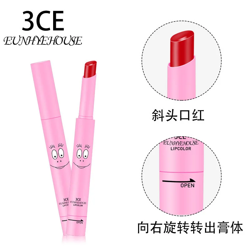 Увлажняющая и питательная водостойкая губная помада русалка 3CE EunHye House Baba Dad |