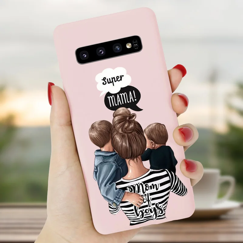 Супер или «I Love Mama» для телефона Funda для samsung A70 A50 A40 A30 A20 A10 A7 A6 плюс A8 A5 чехол карамельный Мягкий силиконовый чехол