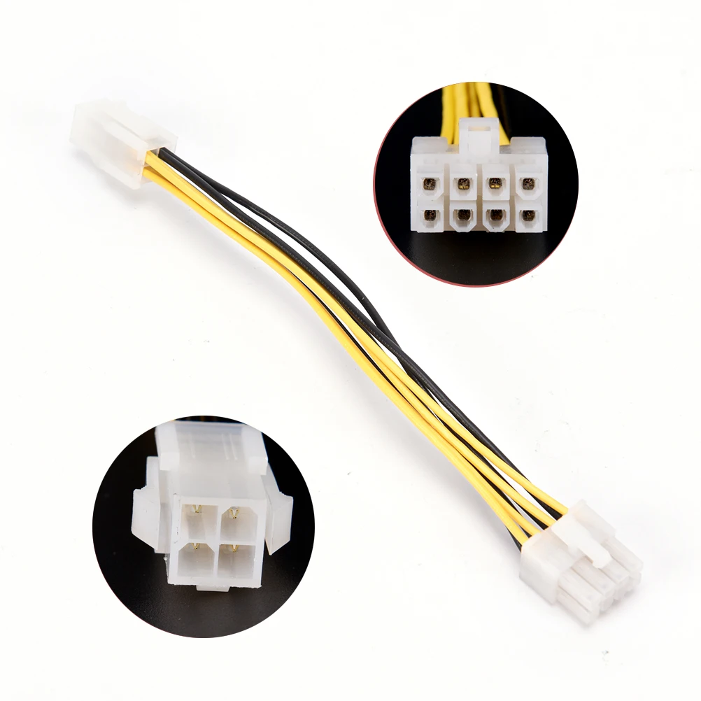 

Адаптер для кабеля питания ЦП 4 Pin к 8 Pin кабель питания 4 Pin к 8 Pin удлинитель кабеля питания