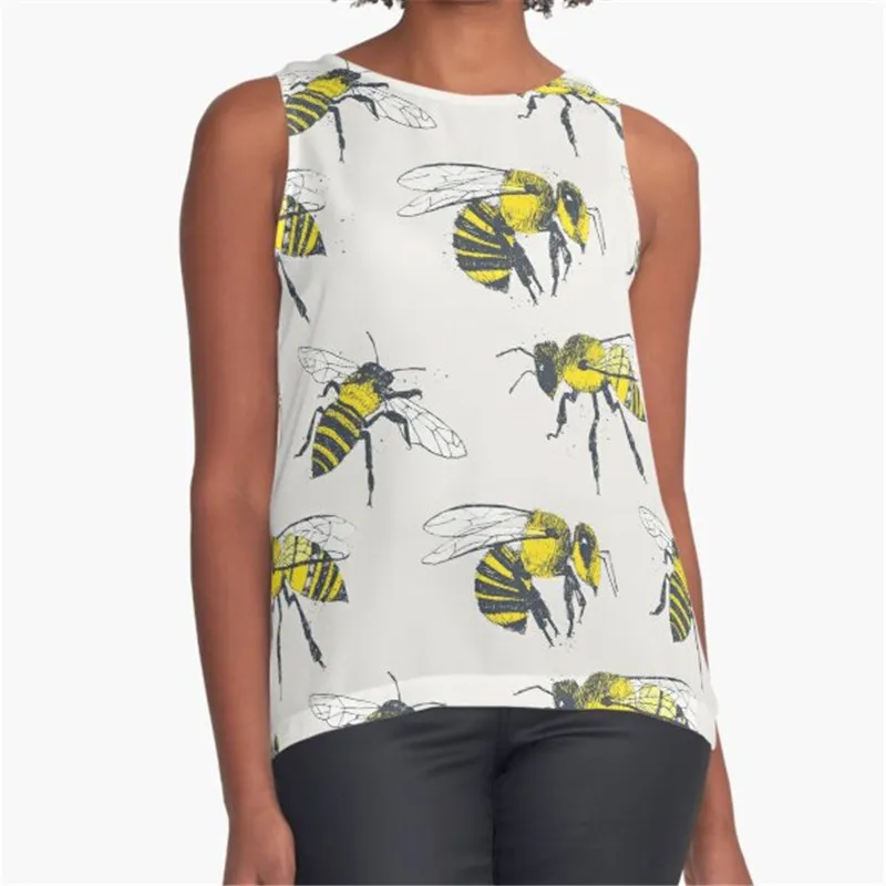 

Women Vintage Sleeveless T Shirt because Schnauzers Printed Summer O-neck tank tops Harajuku Pullover Vest Lady Tee Shirt tops