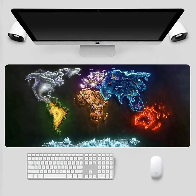 

four Elements Durable Rubber Mouse Mat Pad Desk Table Protect Game Office Work Mouse Mat pad X XL Non-slip Laptop Cushion