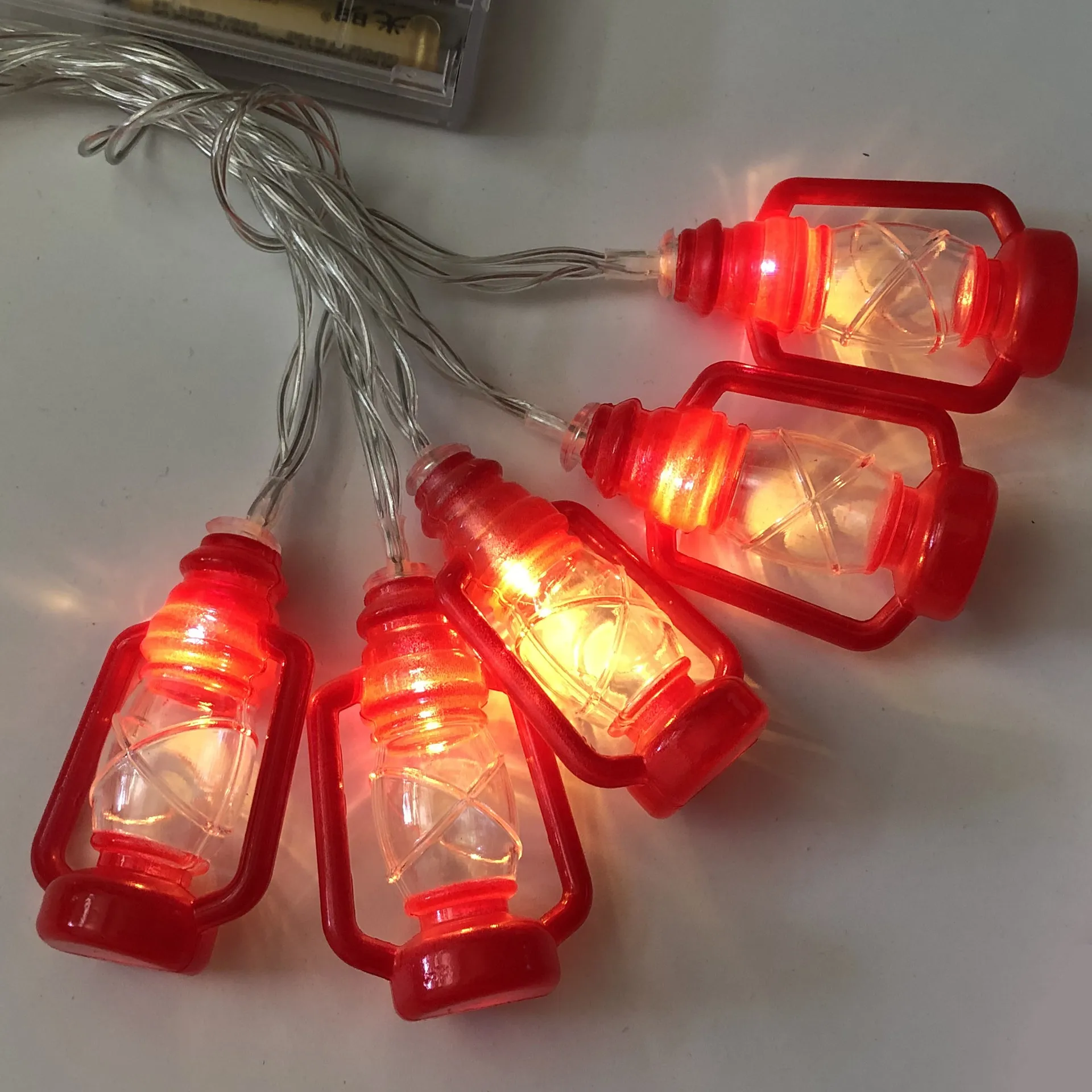 3M винтажная гирлянда, Рождественское украшение, Рождественская елка, украшение, Рождественское украшение для дома BR11 - Цвет: red