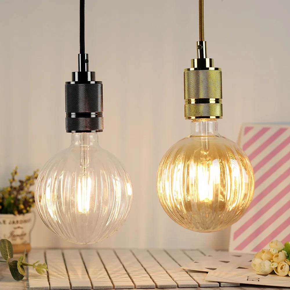 

E27 LED Bulb Edison Retro Decorative Lights Bulb Vintage Watermelon Bulb Pumpkin Bulb Light Interior Bar Hotel Cafe Deco Bulb