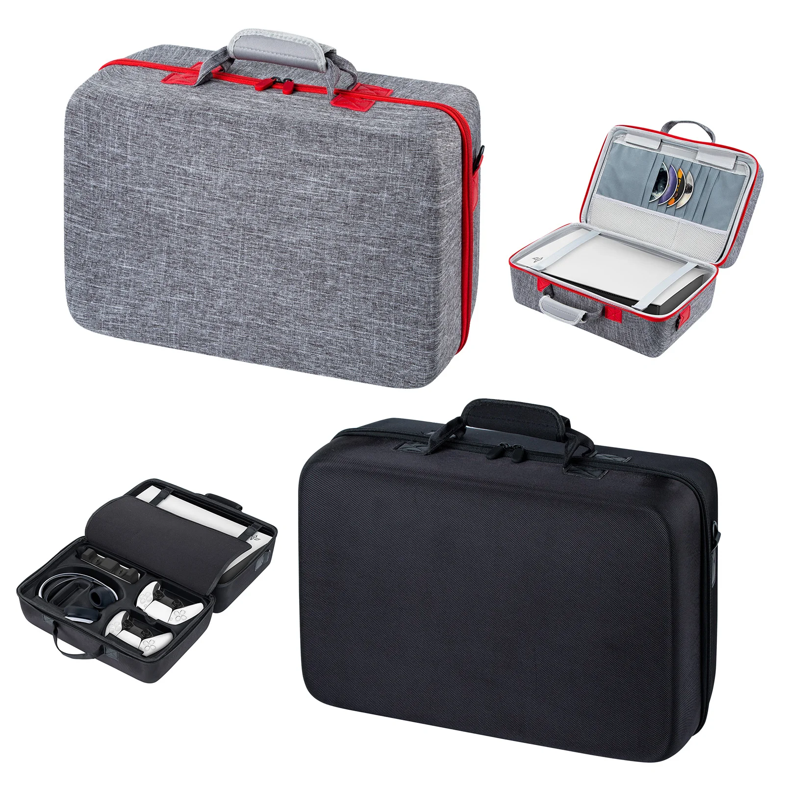 

Scratchproof Handbag For PS5 Game Console Adjustable Dustproof Handle Bag For PS5 Travel Carrying Case Protective Bag Shockproof