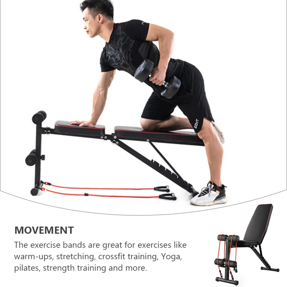 

1Pc Foldable Sit-up Board Adjustable Fitness Core Slant Fitness Board (Black)