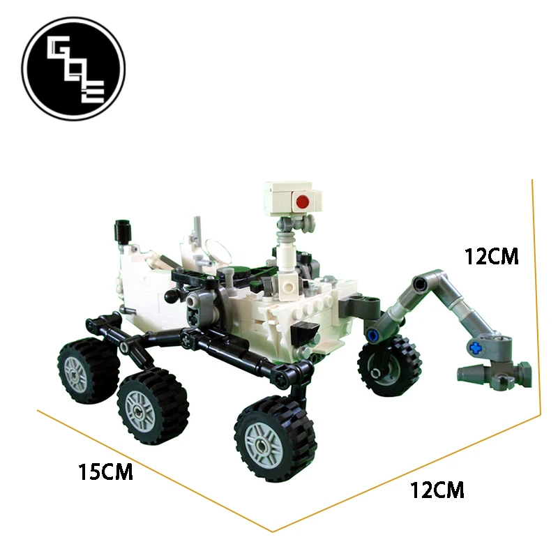 

Space Station Rocket model Mars Science Laboratory Curiosity Rover MOC-0271Building Blocks Educational toys for children gifts