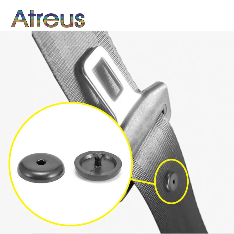 Автомобильный ремень безопасности 2 комплекта зажимов для BMW E46 E60 Ford focus Mazda 3 Volkswagen