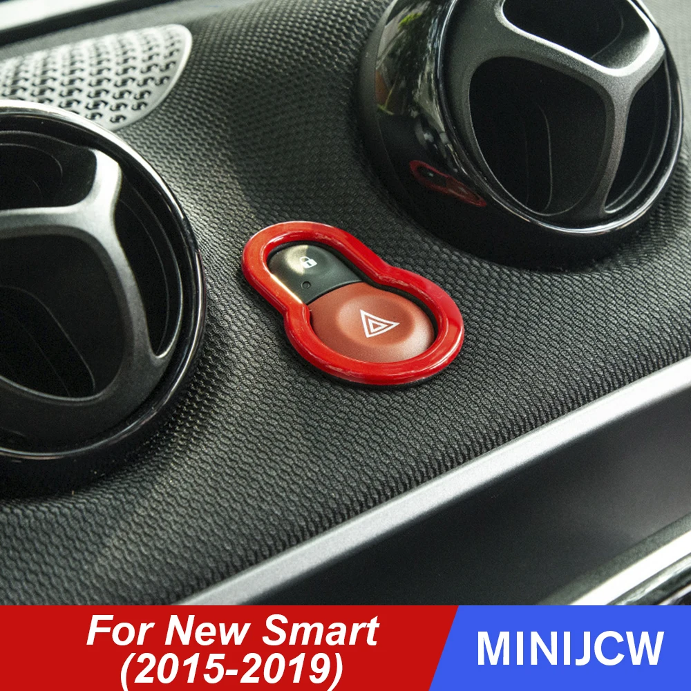 Автомобильный Стайлинг предупреждение светильник кнопка наклейка внутренняя