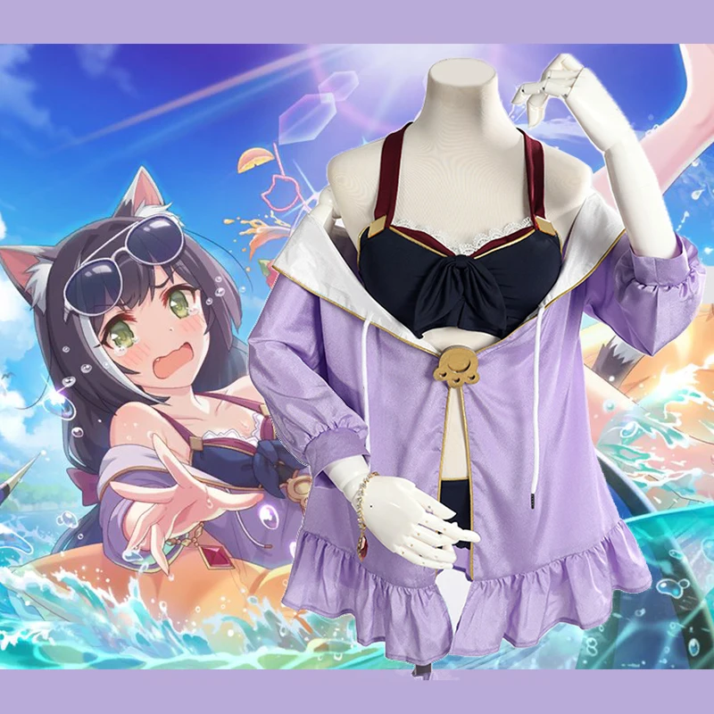 Игра принцесса подключение! Костюмы для косплея Re Dive Kyaru Karyl костюмы платья