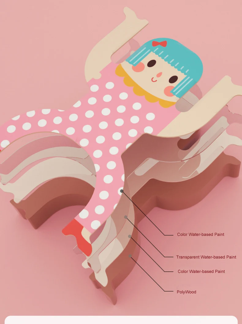 Детские деревянные игрушки Hercules штабелируемые блоки для детей и родителей