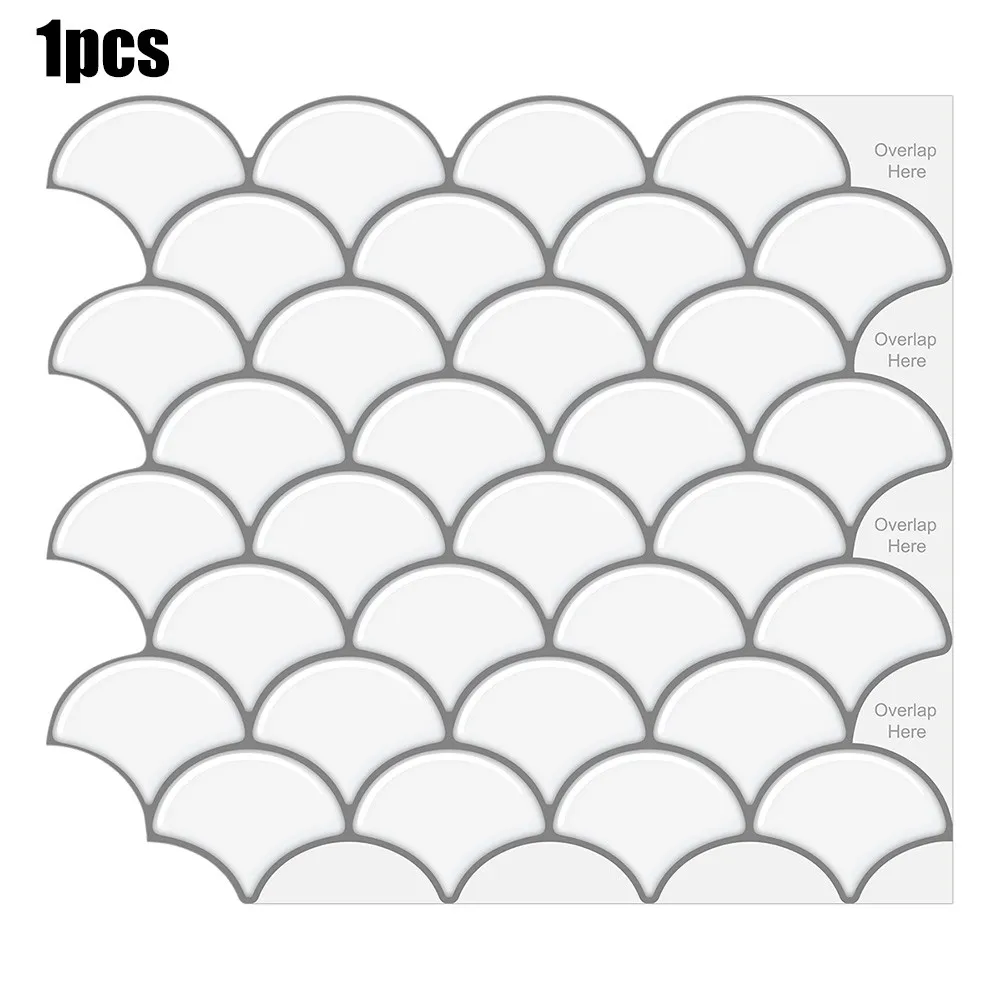 

4pcs Kitchen Wall Tiles Bathroom Mosaic Posters Sticker Waterproof Kitchen Adhesive Decals Panels Room Decoration Epoxy 2022