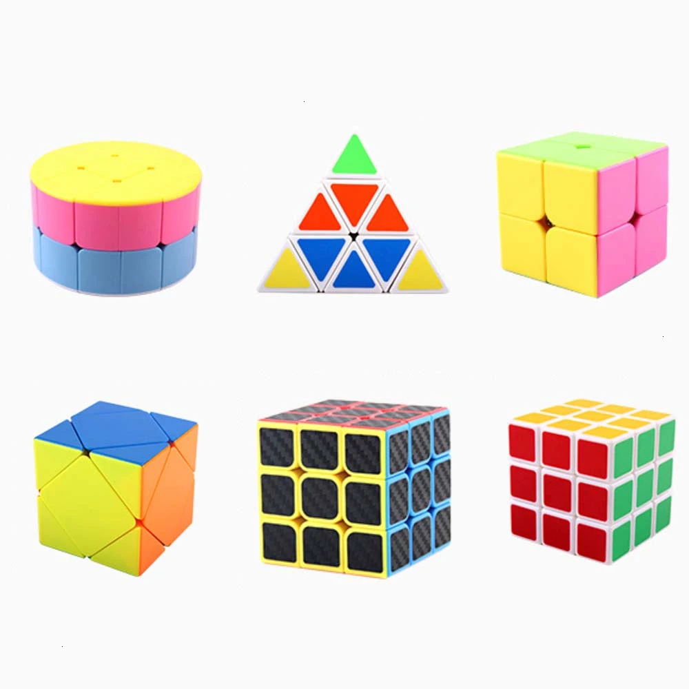 

2x2x2 3x3x3 4x4x4 5x5x5 Skew Pyramid Professional Speed Magic Cube Base Puzzle Twist Classic Educational Cube Toys For Children