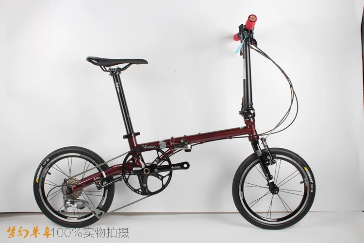 Fnhon FCG1609 складной велосипед 16 дюймов Minivelo CR-MO сталь V тормоз 9 скоростей городской Commuter велосипед для Shimano Shift ретро досуг BMX