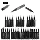 Набор наконечников для паяльника, 6 моделей, 5 шт., 900M-T, медный сменный конический наконечник для паяльника, без свинца, для Hakko 936Saike 936 852d + 909D